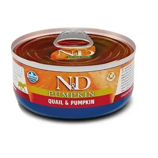 Farmina N&D Cat Codorniz Pumpkin Caja 30X70Gr