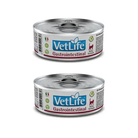 Farmina Vet Cat Gastrointestinal Caja 12X85Gr, Comida Húmeda Para Gatos, Pack De 2