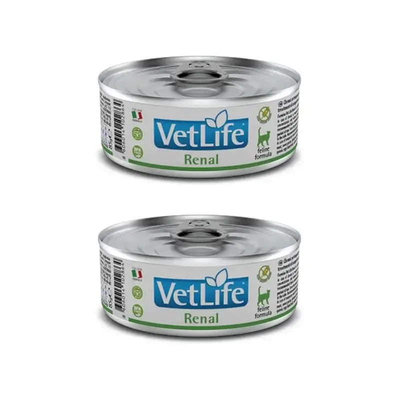 Farmina Vet Cat Renal Caja 12X85Gr, Comida Húmeda Para Gatos, Pack De 2