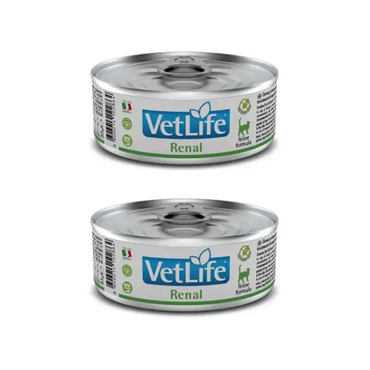Farmina Vet Cat Renal Caja 12X85Gr, Comida Húmeda Para Gatos, Pack De 2