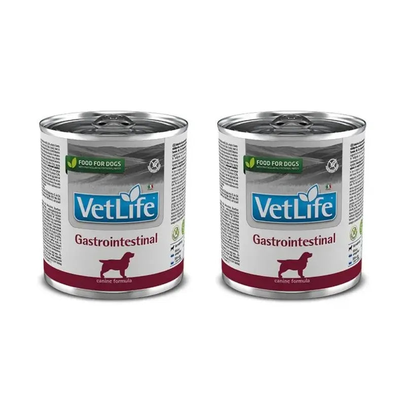 Farmina Vet Dog Gastrointestinal Caja 6X300Gr, Comida Húmeda Para Perros, Pack De 2