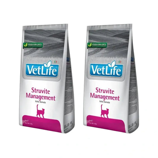 Farmina Vet Life Cat Struvite Management 5Kg, Pienso Para Gatos, Pack De 2