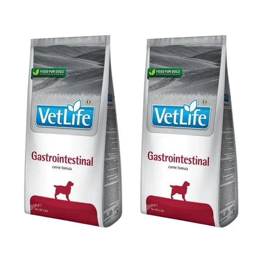 Farmina Vet Life Dog Gastrointestinal 2Kg, Pienso Para Perros, Pack De 2