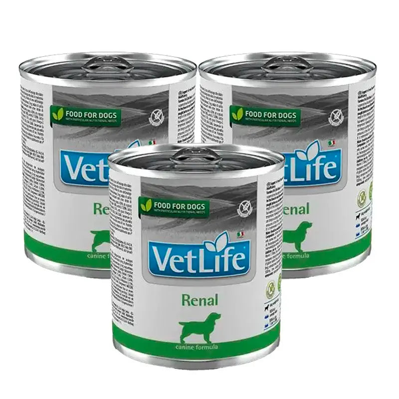 Farmina Vet Life Dog Renal, Pack 3 x Caja 6X300Gr