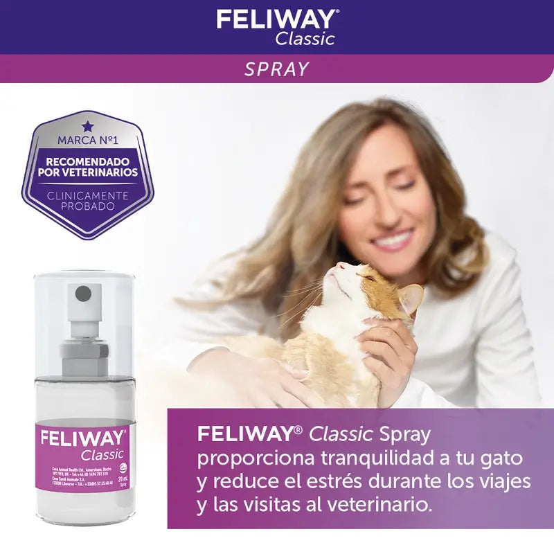 Ceva Feliway Gatos Travel Spray 20 ml Viajes