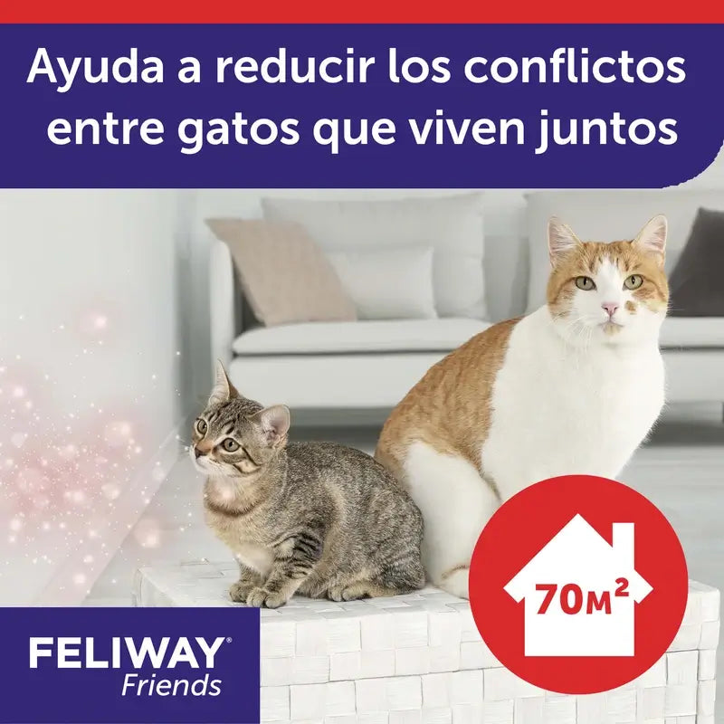 Ceva Feliway Friends Difusor + Recambio 48 ml