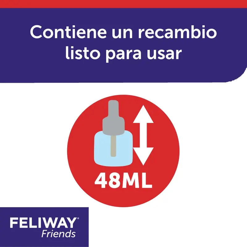 Ceva Feliway Friends Recambio 48 ml