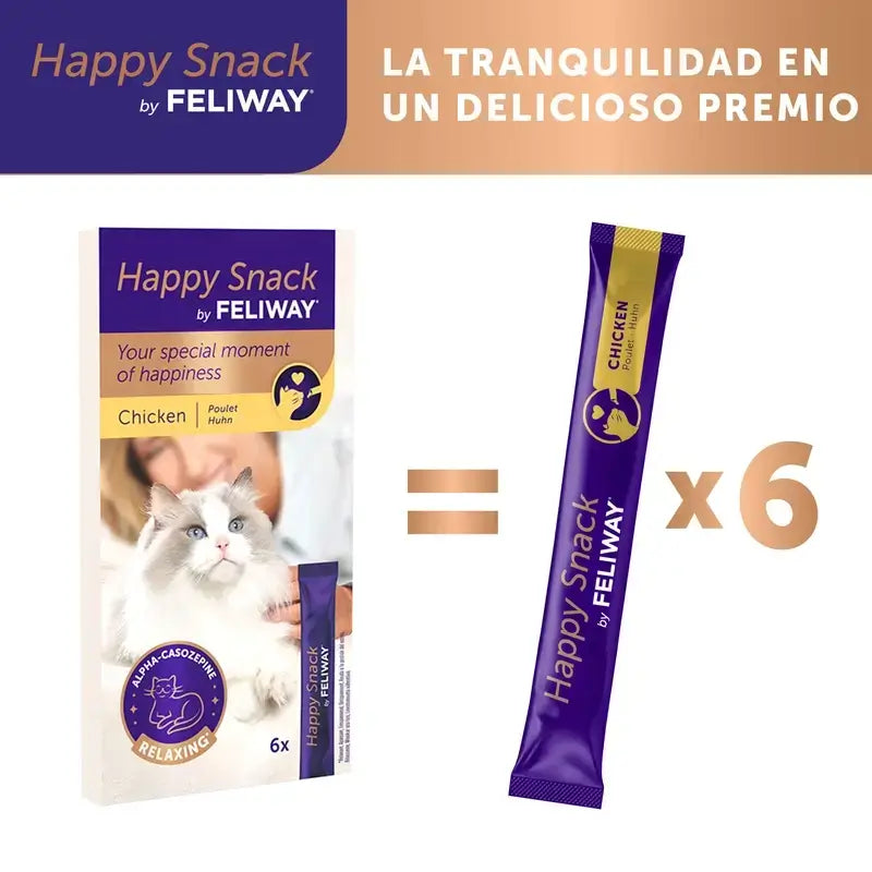 Feliway Happy Snack, Pack 2 x 6 Sticks