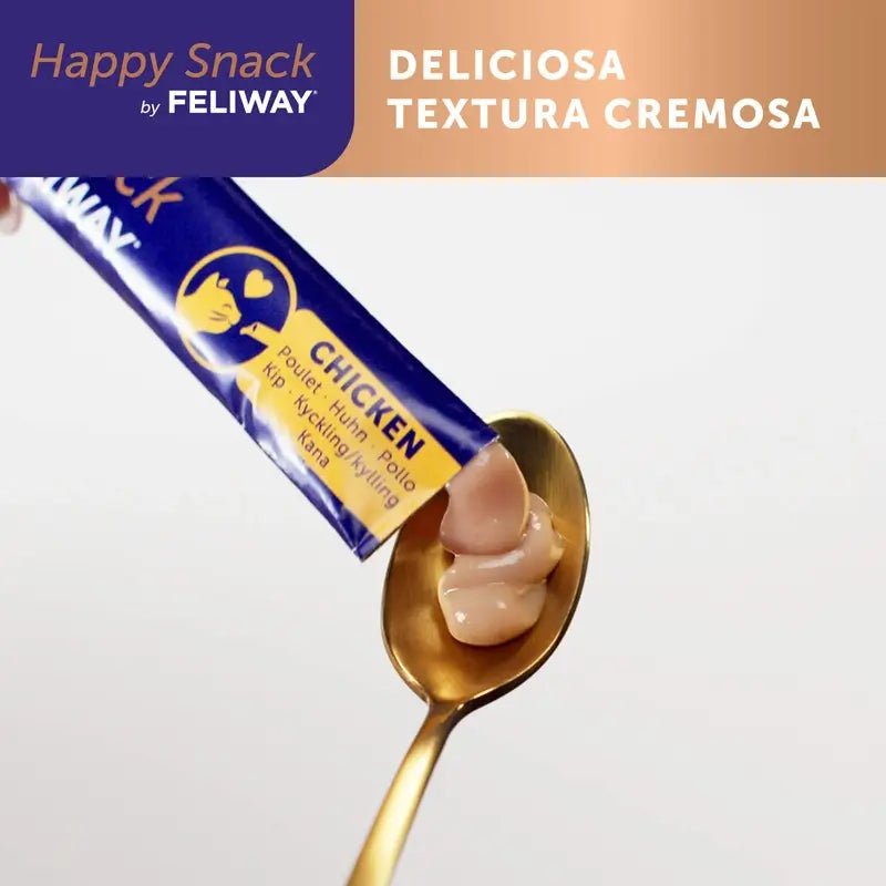 Feliway Happy Snack Sabor Pollo, 24 sobres
