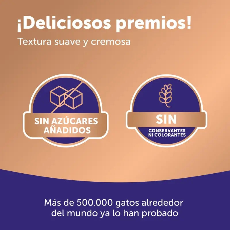 Feliway Happy Snack Sabor Salmón, 24 sobres