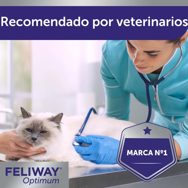 Feliway Optimum Difusor + Recambio 48 ml