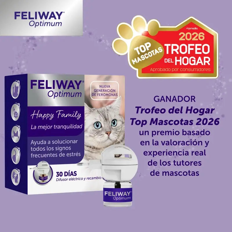 Feliway Optimum Difusor + Recambio 48 ml