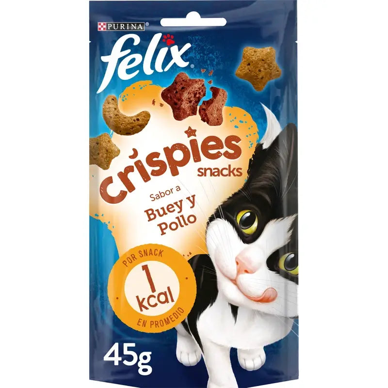 Felix Crispies Buey- Pollo 8X45Gr