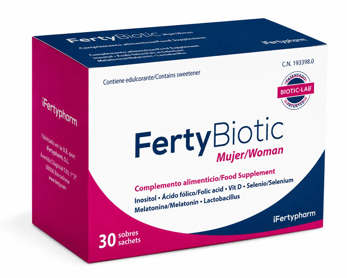 Fertybiotic Mujer, 30 sobres