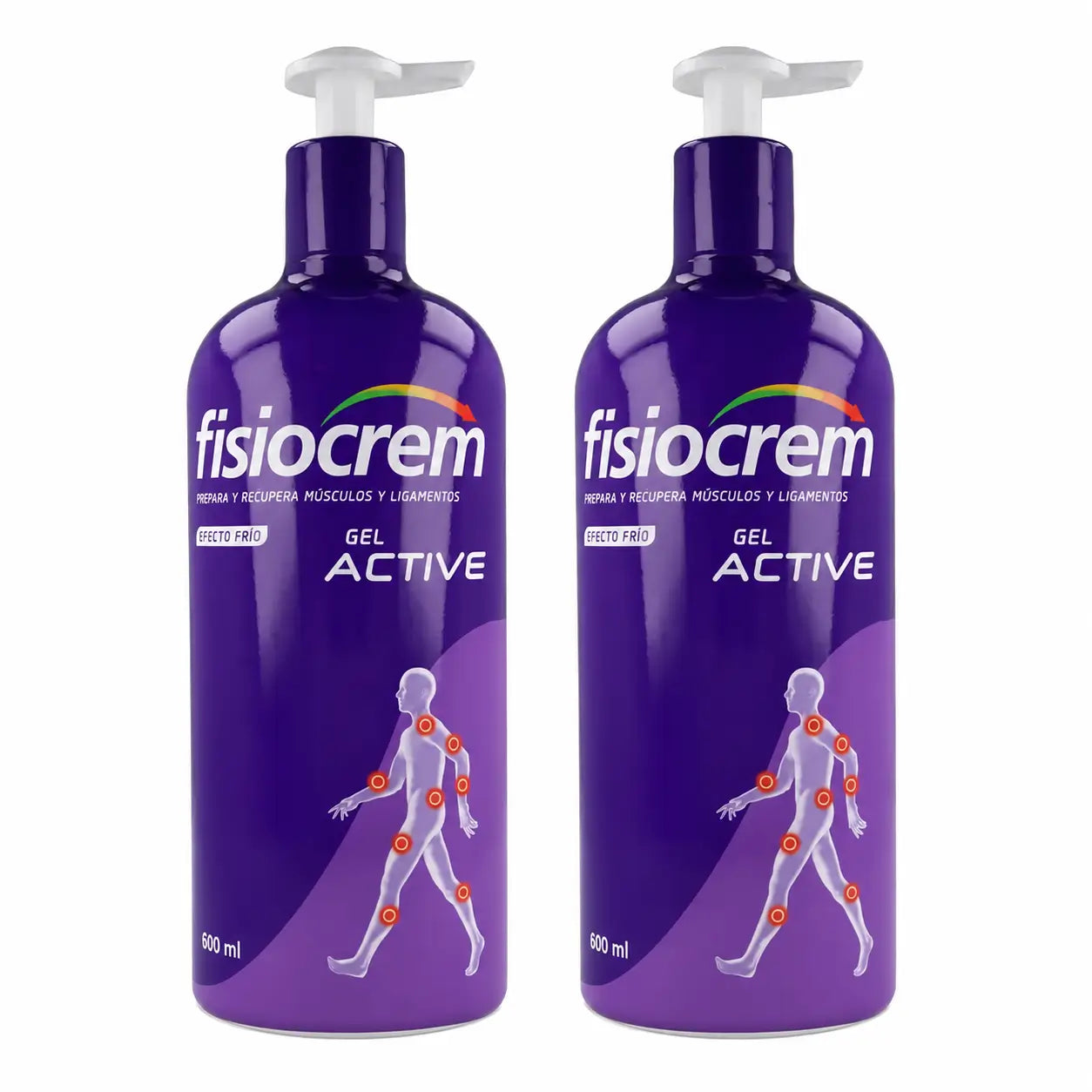 Fisiocrem Gel Active 600 ml , pack 2