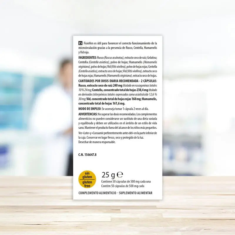 Aboca Fisioven, 50 Cápsulas