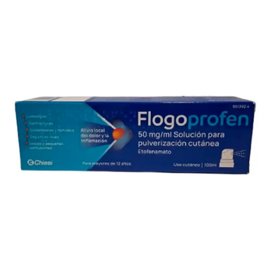 Flogoprofen Pulverizador 50 mg/ml Solución Cutánea 100 ml