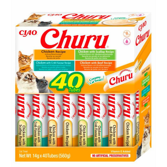 Churu Cat Variedades De Pollo 40X14Gr