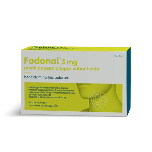 Fodonal 3 mg Sabor Limón