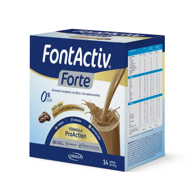 Fontactiv Proaction Forte Café, 14 Sobres x 30 gr