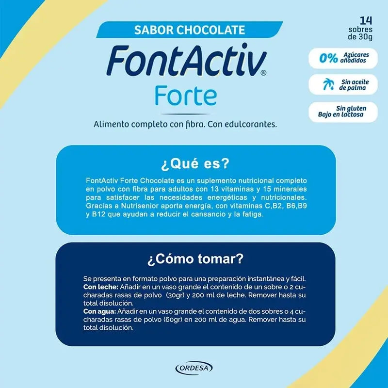 FontActiv Forte Chocolate, 800 gr