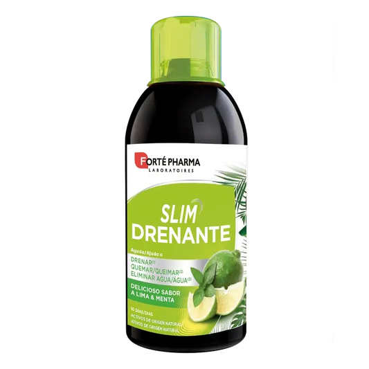 Forte Pharma Slim Drenante Sabor Lima Y Menta, 500 ml