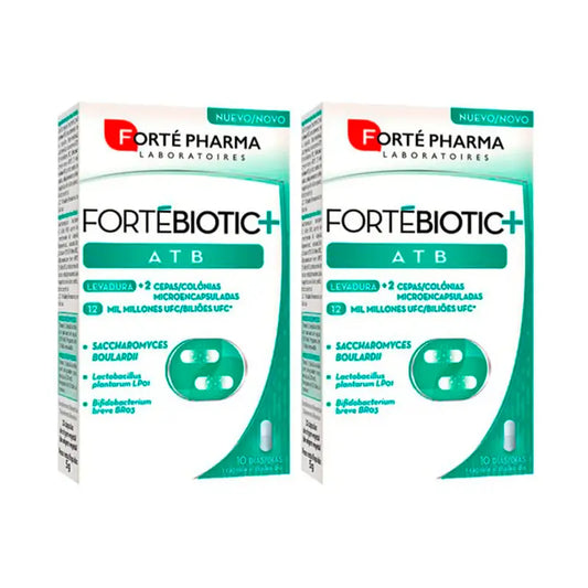 Forté Pharma Duplo Fortébiotic+ Atb, 2 x 10 Capsulas