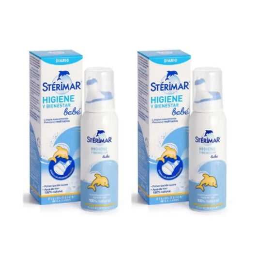 Sterimar Higiene Y Bienestar Bebé, 2x50 ml
