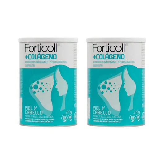 Forticoll Almond Colageno Bioactivo Piel & Cabello, 2X270 Gr