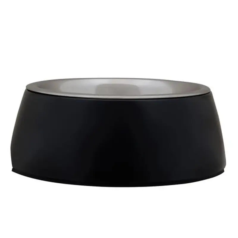 Freedog Bowl Melamina Inox Negro L 19Cm, 520 ml