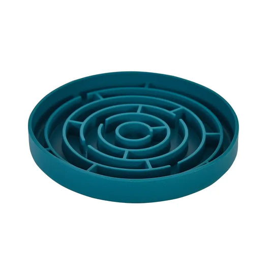 Freedog Bowl Soft Slow Food Azul Teal 22 X 22 X 3.5 Cm
