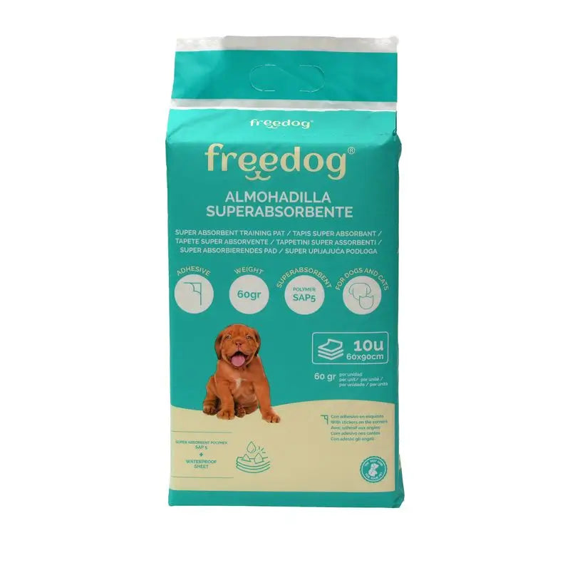 Freedog Empapador Super Absorbente 60X60 10Pz