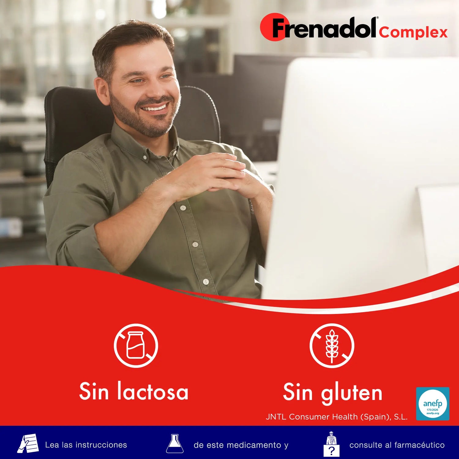FRENADOL® Complex Antigripal, Vía Oral, 10 Sobres