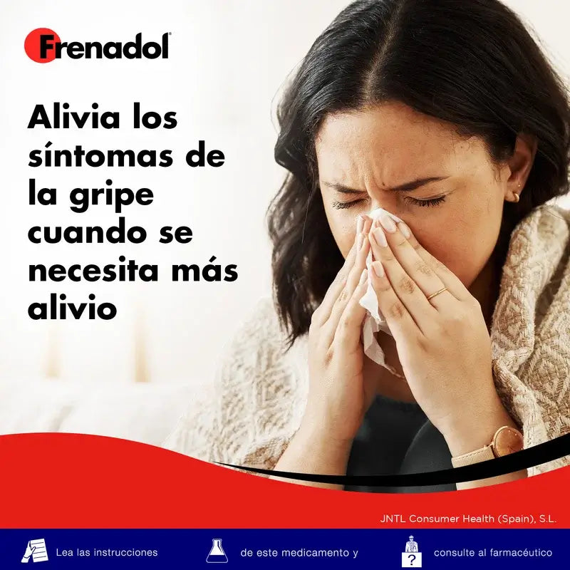 FRENADOL® Forte Antigripal, Vía Oral, 10 sobres