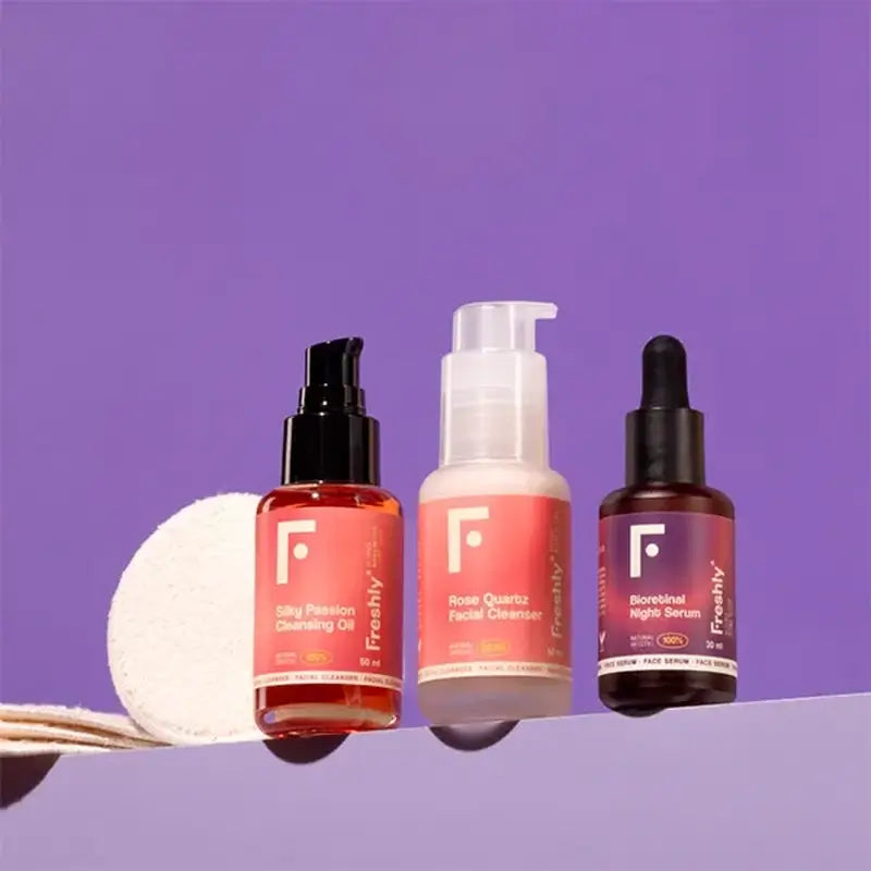 Freshly Cofre Con Desmaquillante, Limpiador Y Serum, 3 unidades