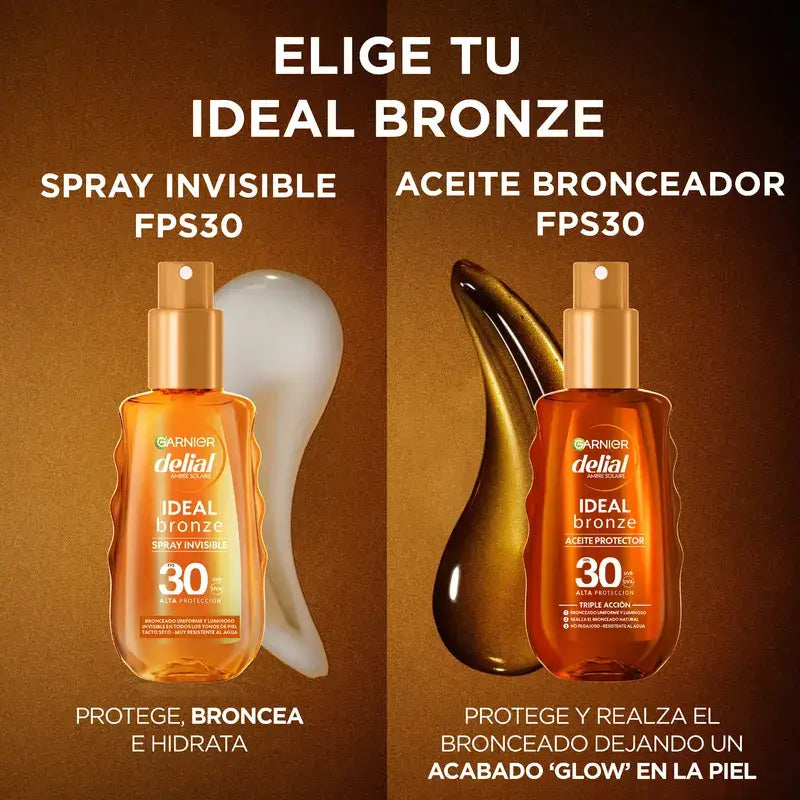 Garnier Delial Aceite Protector Bronceador Spf 30 , 150 ml