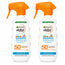 Garnier Delial Protector Solar Niños Spf50 Para Pieles Claras Y Sensibles. Pediátrico, 270Ml , pack 2