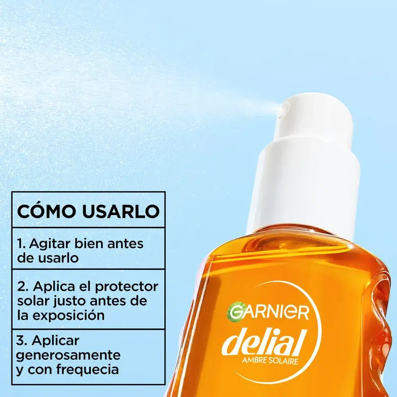Garnier Delial Sensitive Advanced Agua Solar Hidratante Spf 30, 150Ml