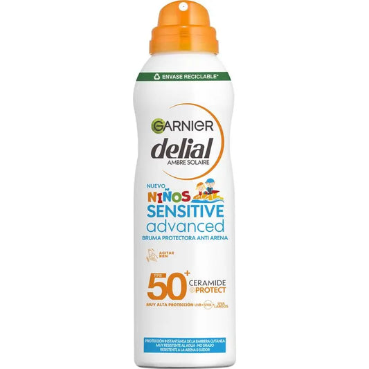 Garnier Delial Sensitive Advanced Bruma Anti-arena Spf 50+, 150ml