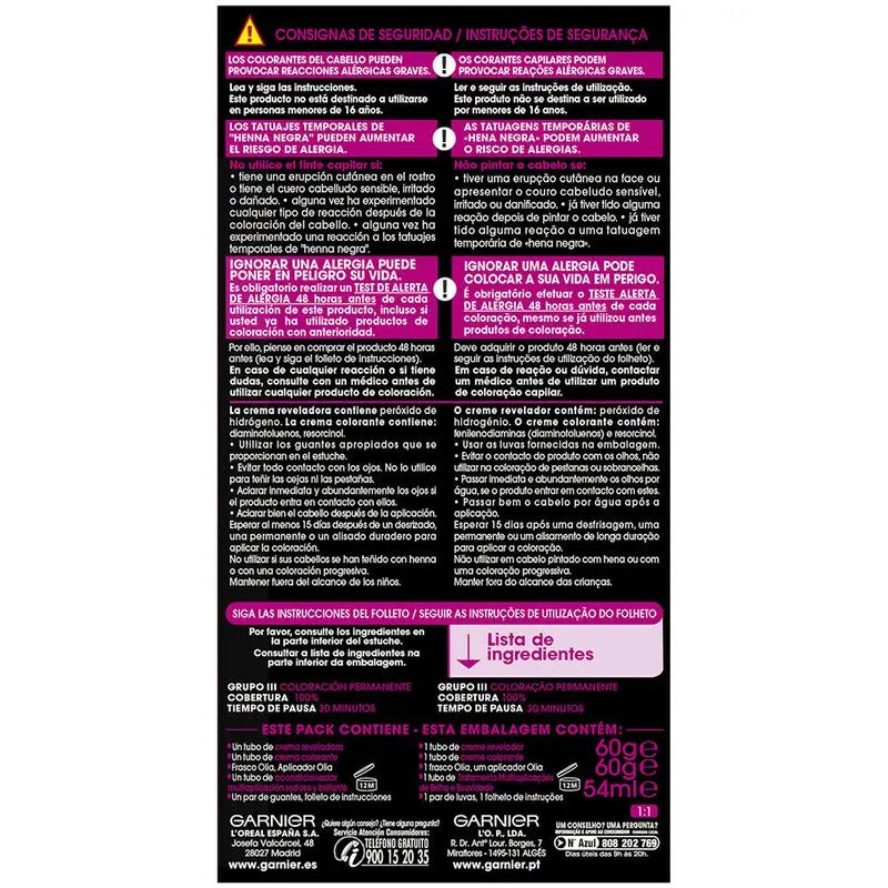 Garnier Olia Coloración Permanente Sin Amoniaco Para Un Olor Agradable Con Aceites Florales De Origen Natural - Caoba 5.5