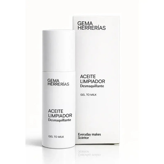 Gema Herrerías Aceite Limpiador y Desmaquillante Gel to Milk ,150 ml