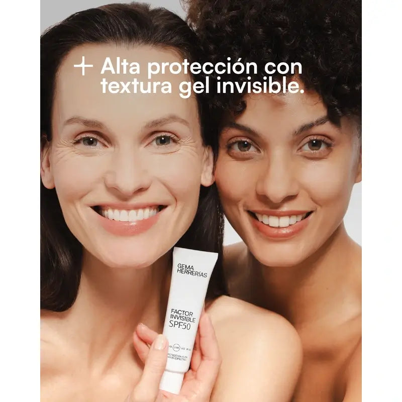Gema Herrerías Factor Invisible Spf 50 Amplio Espectro, 45 ml