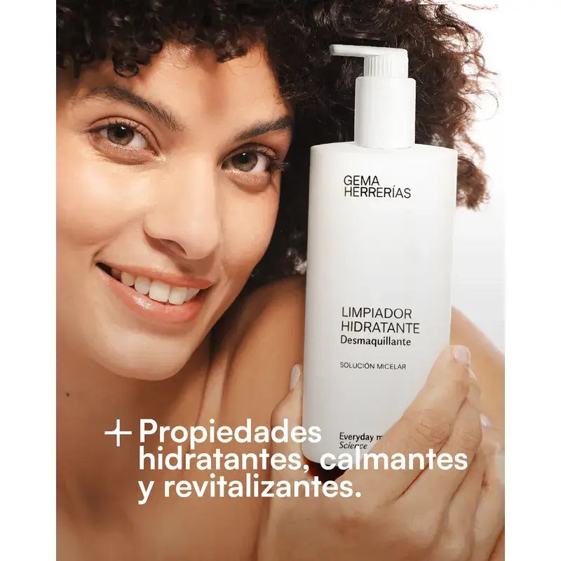 Gema Herrerías Limpiador Hidratante Desmaquillante Solución Micelar , 400 ml