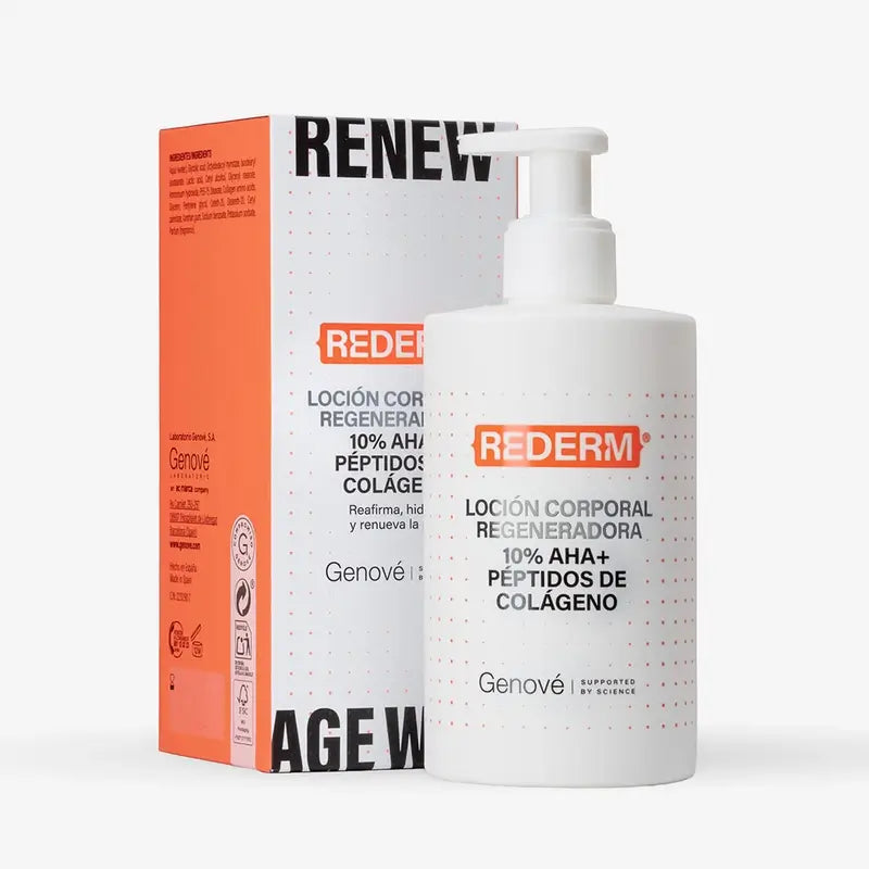 Genové Rederm 10% Aha Loción Corporal Regeneradora, 250 ml