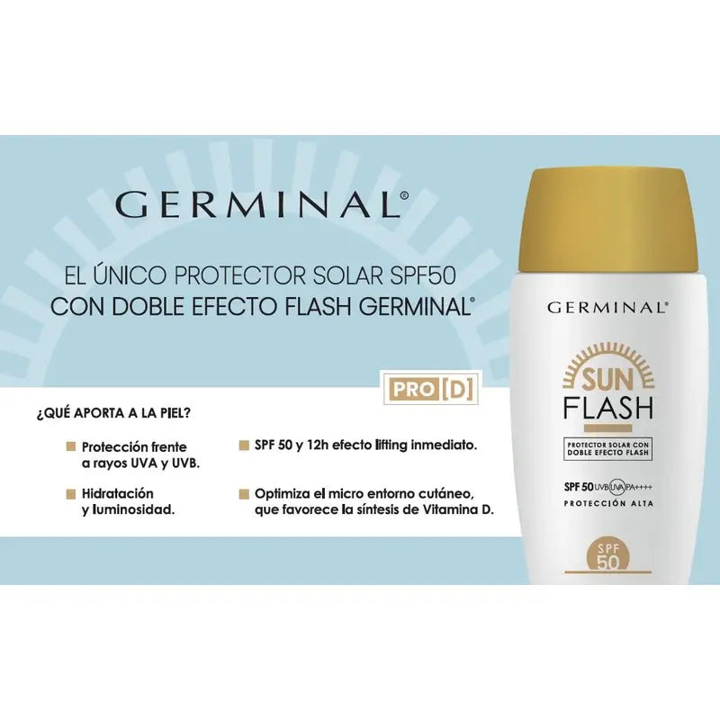 Germinal Crema Solar Facial Tubo, 50 ml