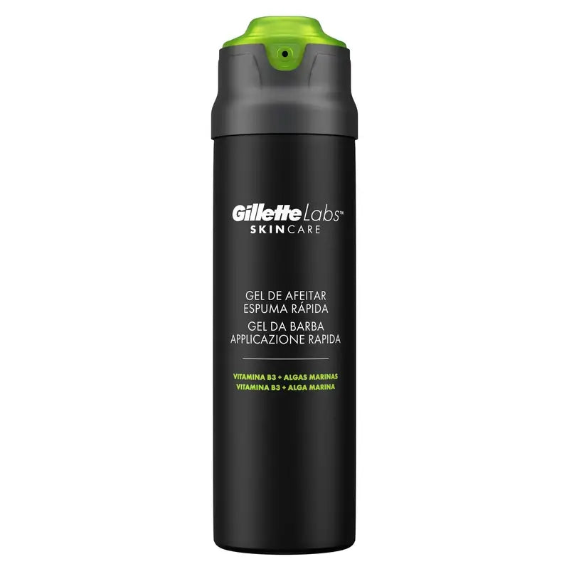 Gillette Labs Gel de Afeitar Espuma Rápida, 198 ml