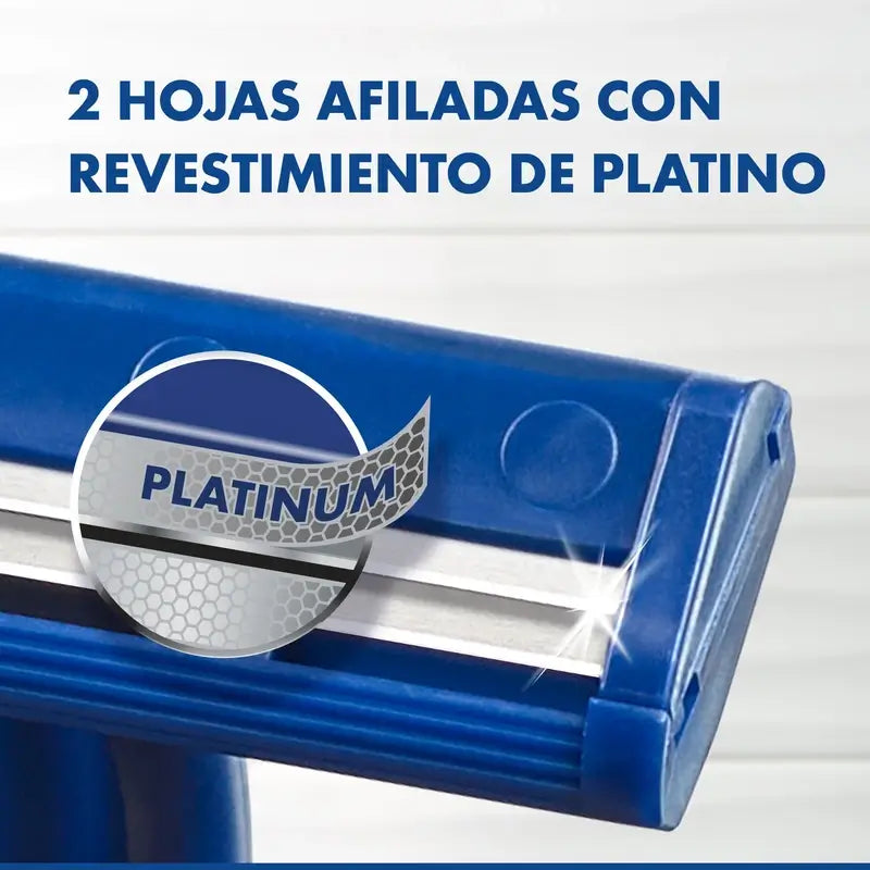 Gillette Blueii Maquinillas Desechables Para Hombre , 20 unidades