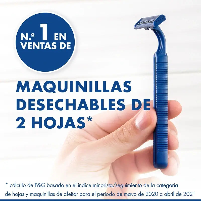 Gillette Blueii Maquinillas Desechables Para Hombre , 20 unidades