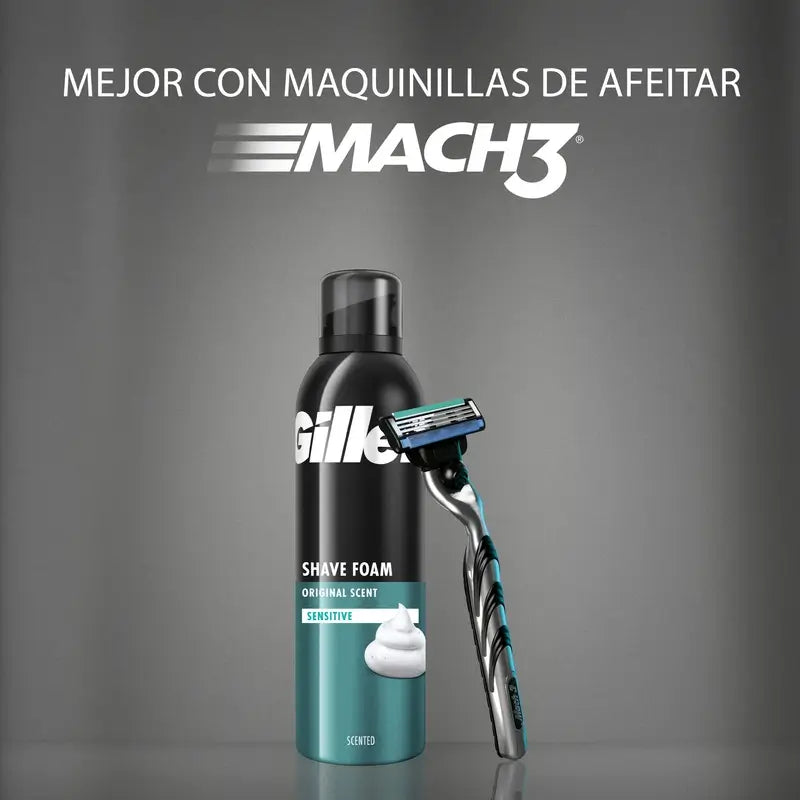 Gillette Classic Espuma De Afeitar Para Hombre , 200 ml