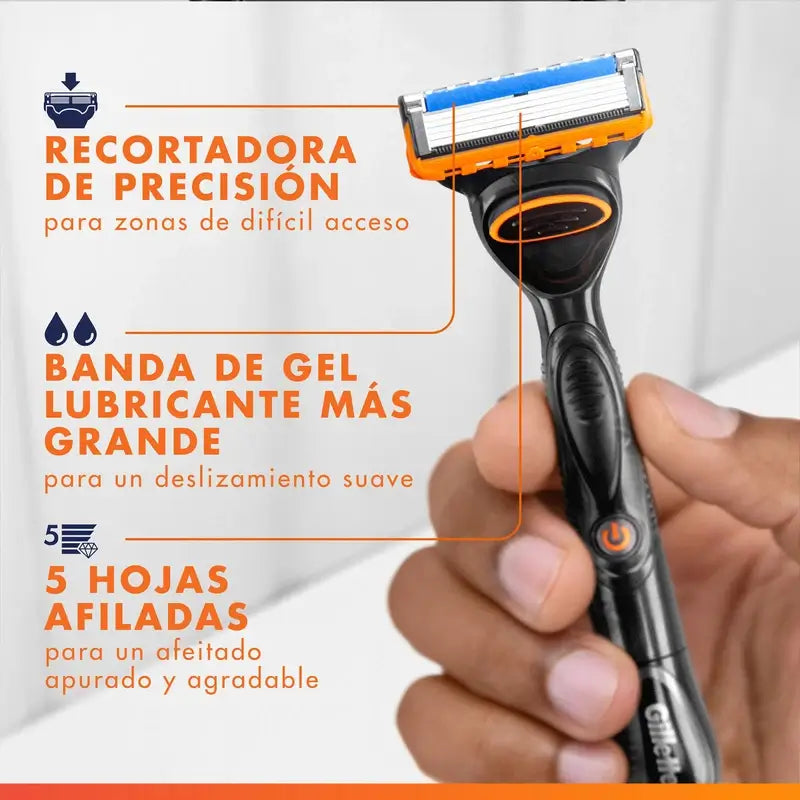 Gillette Fusion5 Power, Recambio Para Maquinillas De Afeitar , 8 unidades